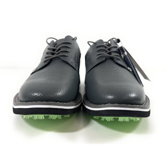 G/FORE Mens Gallivanter Pebble Leather Two Tone Charcoal Golf Shoes Sz 9.5 NWOB - Picture 4 of 14